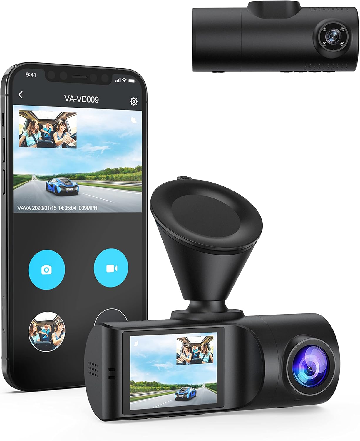 Ảnh thực tế camera VAVA Dual FHD 1080p
