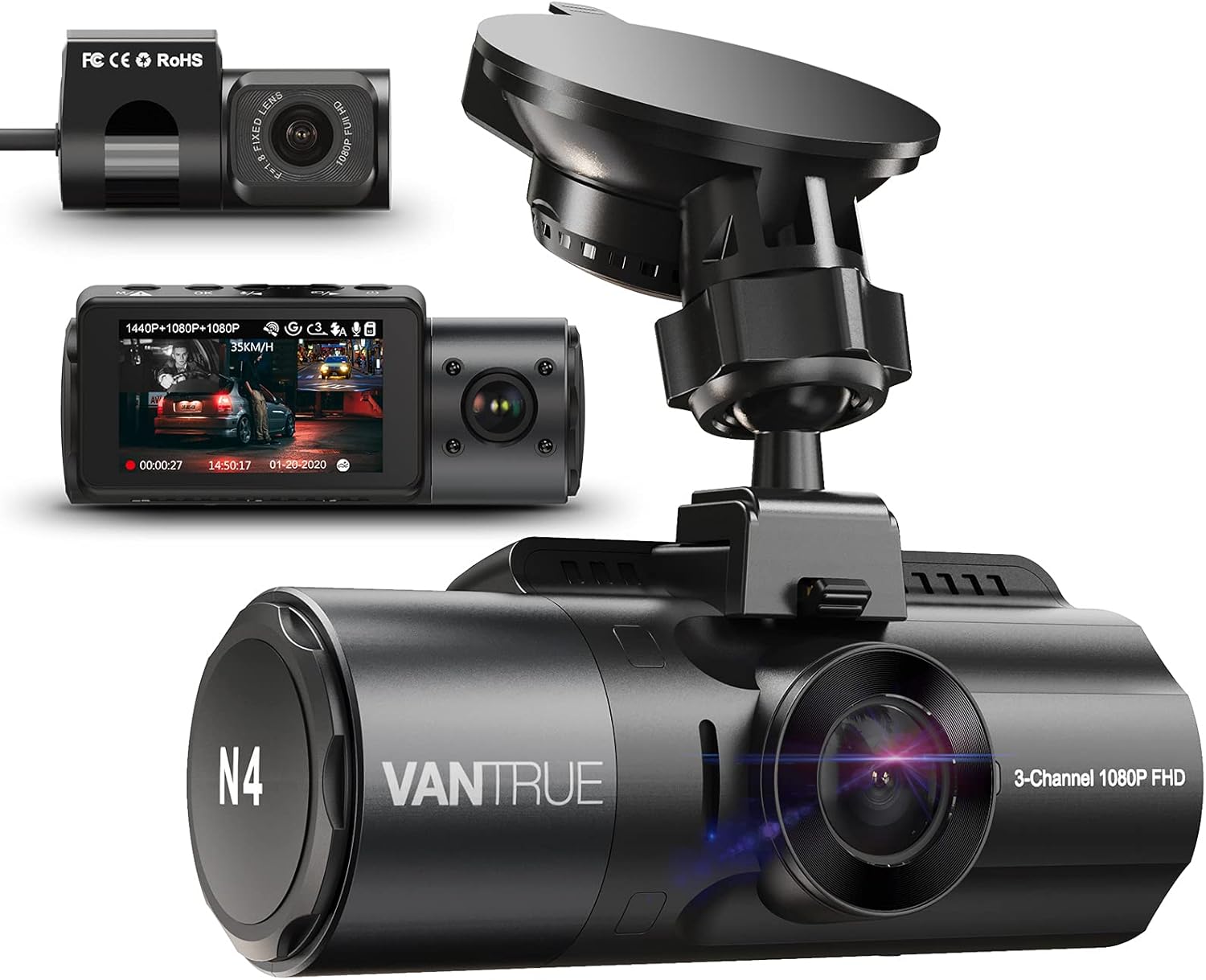 Review camera hành trình Vantrue N4
